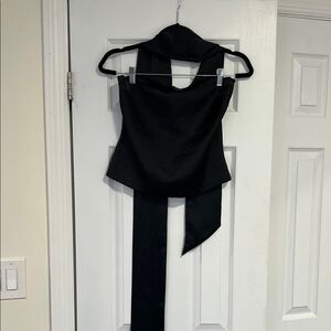 Zara Black Strapless Top